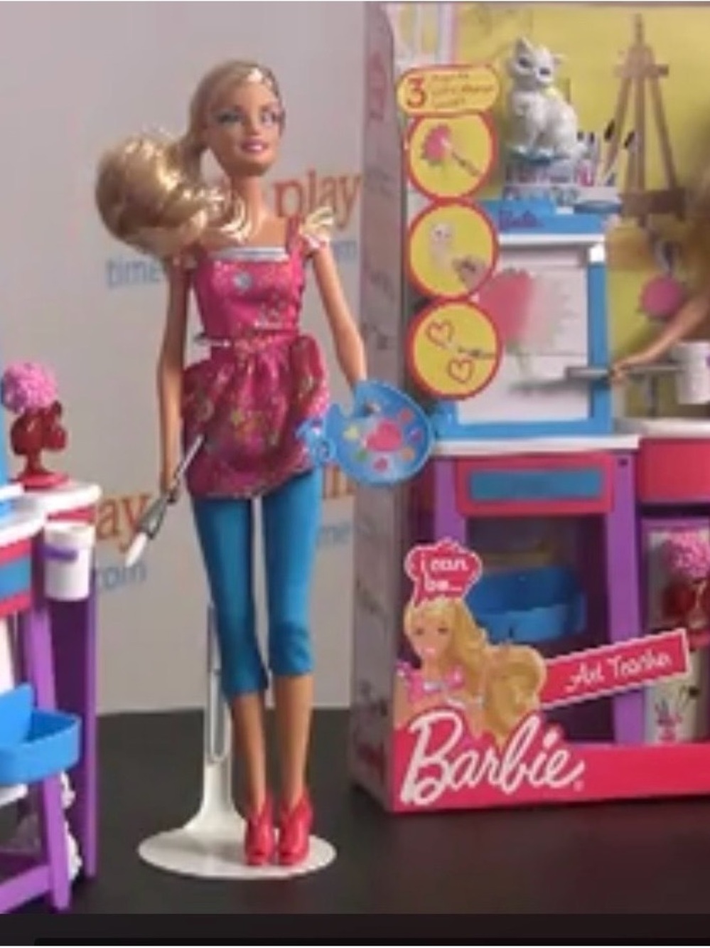 Barbie “I Can Be”: Art Teacher Playset-Rare
New In Unopened Box
